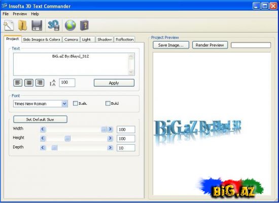 Insofta 3D Text Commander