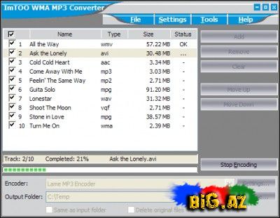 ImTOO WMA MP3 Converter 2.1.77.0828 