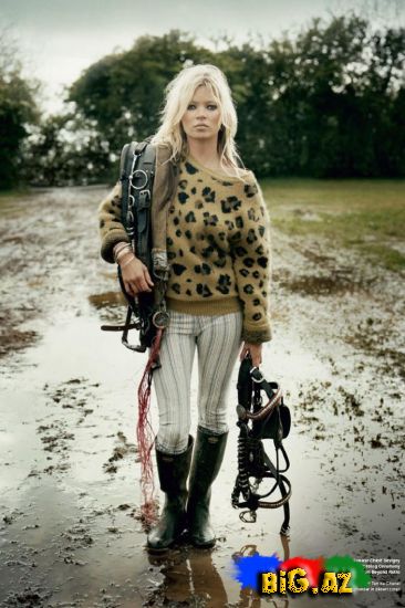 Kate Moss, Qaraçı Oldu!
