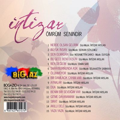İntizar - Ömrüm Senindir 2009 Full Albom