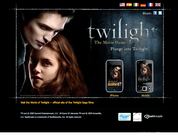 Twilight-The Movie Game