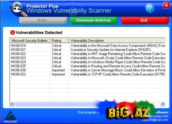 Windows Vulnerability Scanner 1,40 Portatif