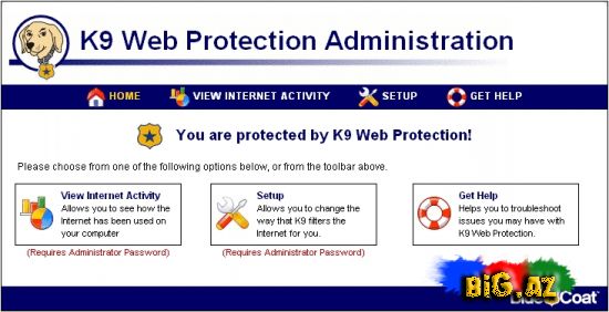Blue Coat K9 Web Protection Admin