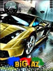 Animated Gold Lamborghini