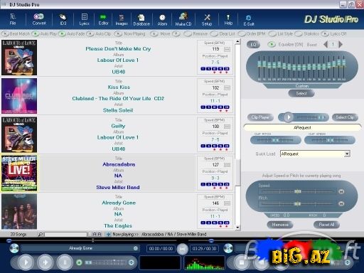 DJ Studio Pro 7.1.7.2.1 (DJ programı)