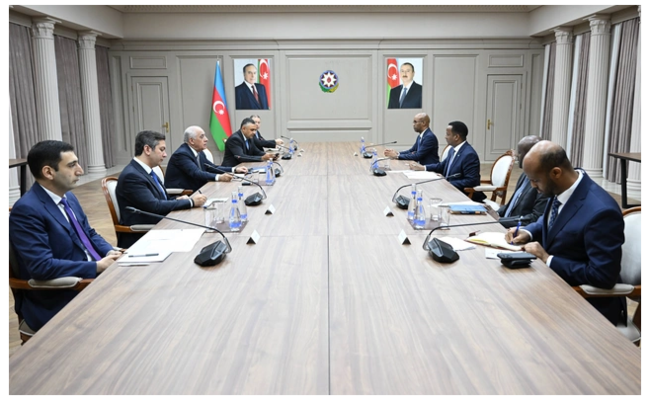 Əli Əsədov Somalinin xarici işlər və beynəlxalq əməkdaşlıq naziri ilə görüşüb