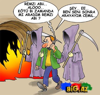 Gülməli əzrail karikaturaları