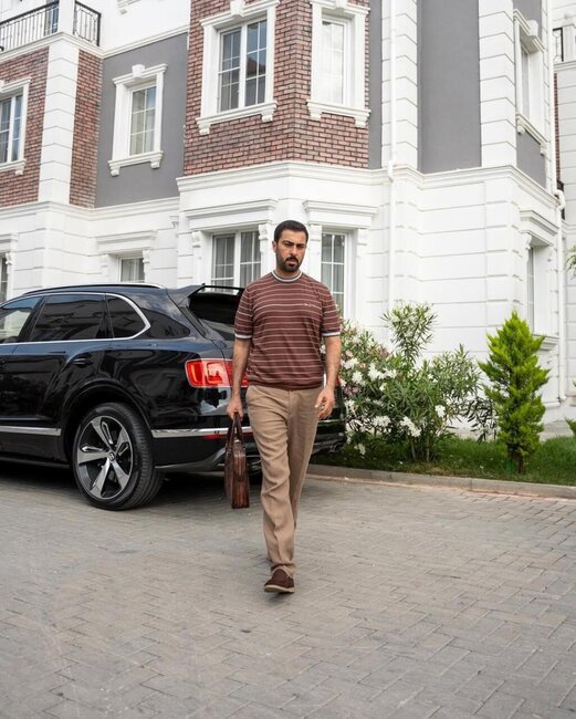 Saxlanılma xəbəri yayılan Namiqin "Bentley"si - FOTOlar