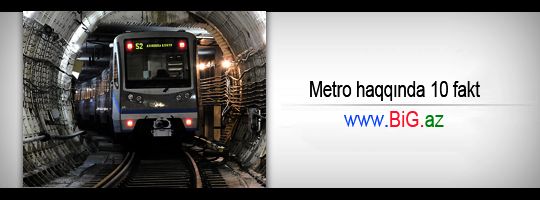 Metro haqqında 10 fakt