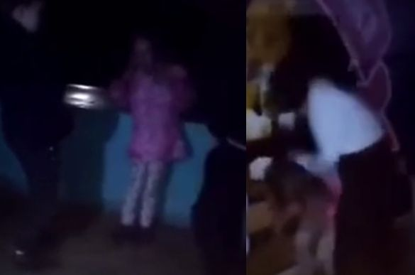 Yeniyetmə oğlanlar 10 yaşlı qızı qəddarcasına döydülər - VİDEO