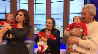 Azərbaycanda 19 il uşaq həsrəti çəkən ailənin üçəmləri OLDU - FOTOLAR