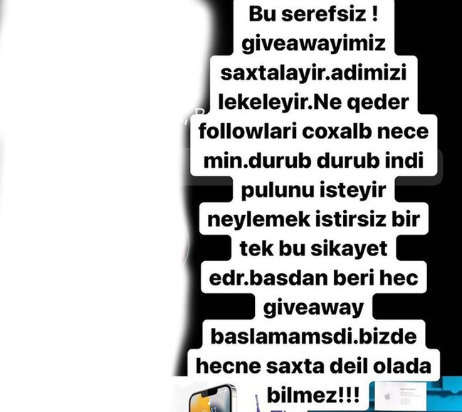 Şəbnəmdən saxtakarlıq iddialarına cavab