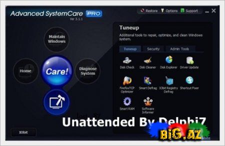 Advanced system Care Pro 3.8.0.745 (unattended by delphi7)