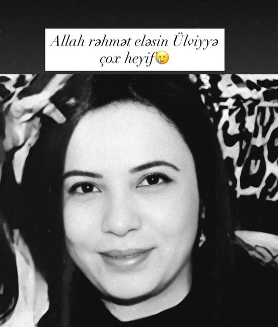 Nicatdan dayısı qızının vəfatı ilə bağlı PAYLAŞIM - FOTO