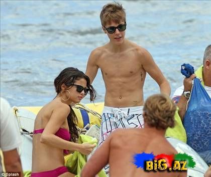 Justin Bieber və sevgilisi Selena Gomez tətildə [Foto]