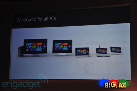 «Microsoft» Windows 8 əməliyyat sistemini təqdim etdi [Video,Foto]