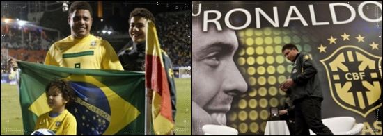 Ronaldo Braziliya millisi ilə vidalaşdı [Video]