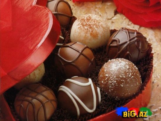 Karobka sokoladlar[Foto]