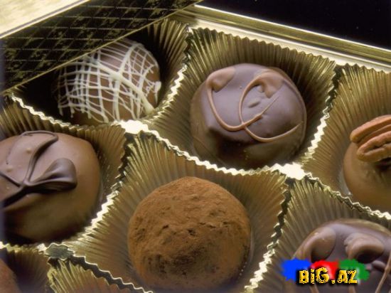 Karobka sokoladlar[Foto]