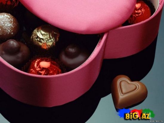 Karobka sokoladlar[Foto]