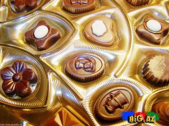 Karobka sokoladlar[Foto]