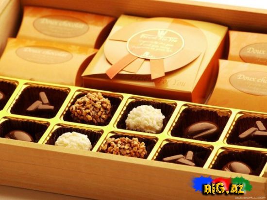 Karobka sokoladlar[Foto]