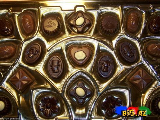 Karobka sokoladlar[Foto]