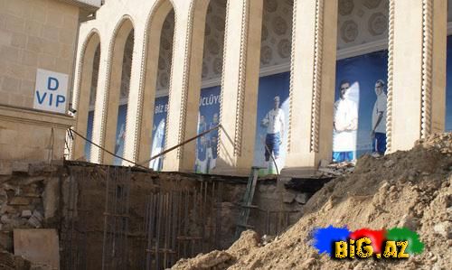 Təmirə dayanmış Tofiq Bəhramov adına Respublika stadionu (Foto)