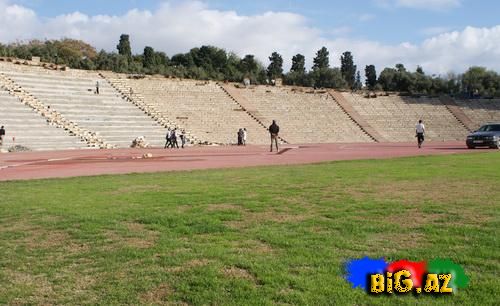 Təmirə dayanmış Tofiq Bəhramov adına Respublika stadionu (Foto)