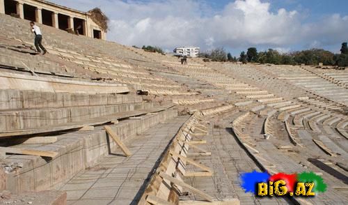 Təmirə dayanmış Tofiq Bəhramov adına Respublika stadionu (Foto)