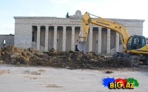 Təmirə dayanmış Tofiq Bəhramov adına Respublika stadionu (Foto)