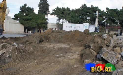 Təmirə dayanmış Tofiq Bəhramov adına Respublika stadionu (Foto)