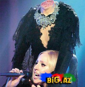 Lady GaGa başını da itirdi! (Foto)