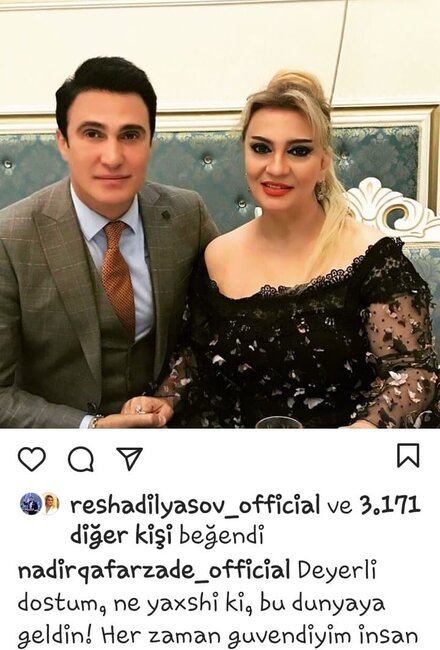 Nadir Qafarzadə sən demə ONA GÜVƏNİRMİŞ-FOTO