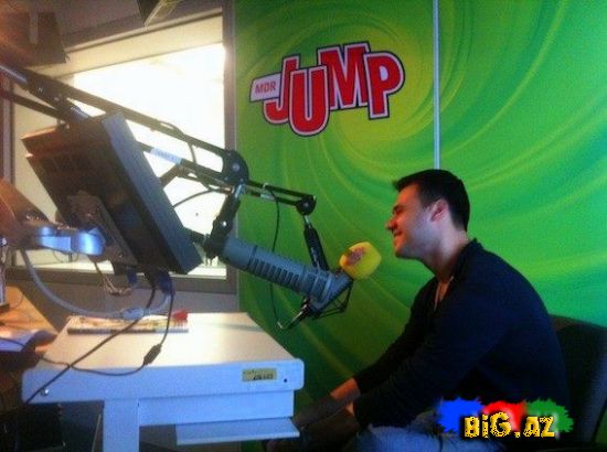 Emin Ağalarov Almaniya radiosunda (Foto)
