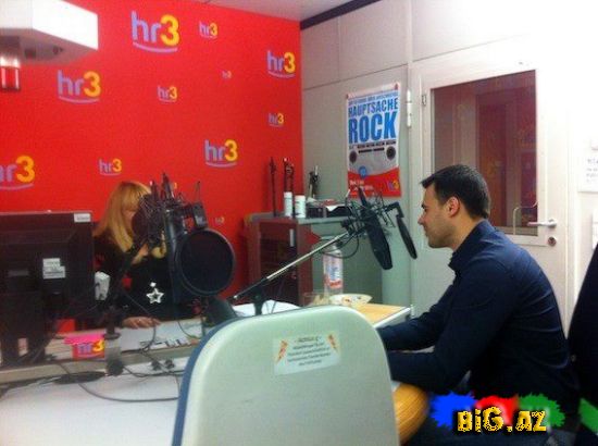 Emin Ağalarov Almaniya radiosunda (Foto)