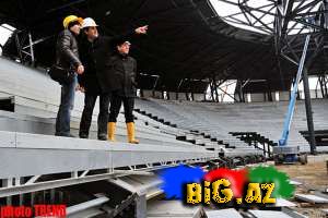 Bakıda Eurovision 2012 nin keçiriləcəyi arena nə vaxt tam hazır olacaq? (Foto)