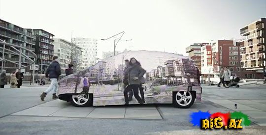 Mercedes görünməz avtomobil buraxdı (Video)