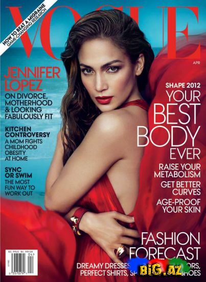 Jennifer Lopez 'Vogue' jurnalı üçün fotosessiya olunub (Foto)