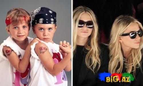 Dünya məşhurların əvvəl ki və indi ki olan foto şəkilləri (Foto)