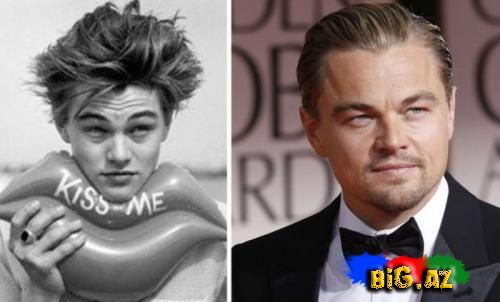 Dünya məşhurların əvvəl ki və indi ki olan foto şəkilləri (Foto)