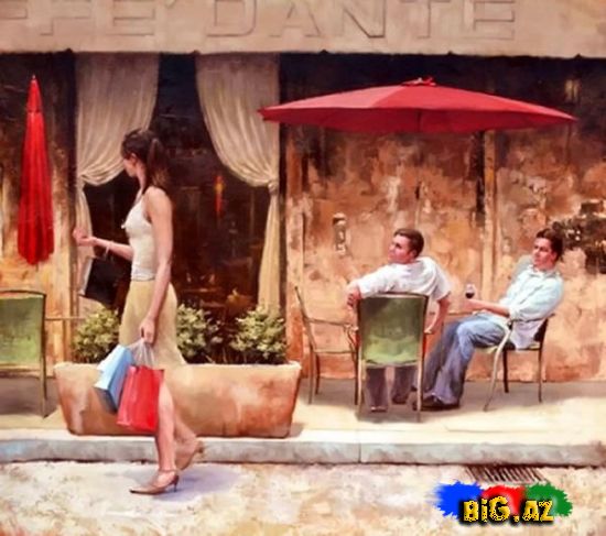 Rəssamların inanılmaz əl işləri (Fotolar)