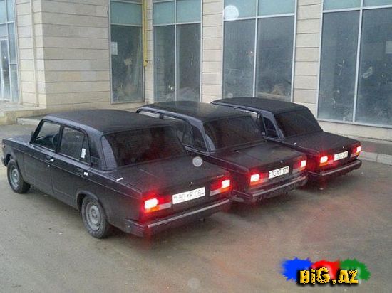 Avtoşların sürdüyü avtomobillər (Fotolar)