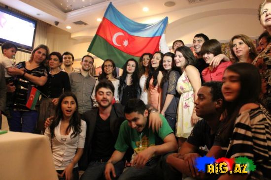 ABŞ-da yaşayan Azərbaycanlılardan 'Eurovision--2012'yə dəstək kampaniyası (Fotolar)