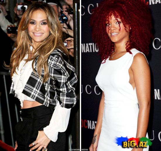 Cennifer Lopez və Rianna Bakıda