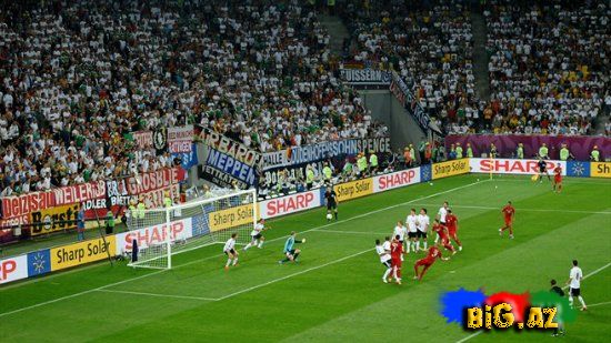 Euro-2012: Almaniya millisi Portuqaliya yığmasını məğlub etdi (Video, Fotolar)