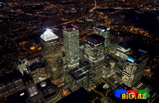 Londondan gecə görüntüləri (Fotolar)
