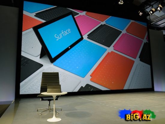 Microsoft şirkəti yeni planşet kompüteri Surface 2.0-ı təqdim edib (Foto, Video)