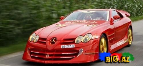 Ən bahalı maşın: qızıl Mercedes (Fotolar)