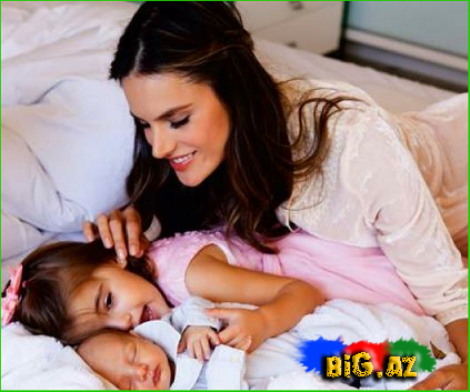 Alessandra Ambrosio yeni doğan oğlu Noah Phoenixin ilk şəkillərini paylaşdı (Fotolar)